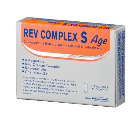 REV COMPLEX S AGE 20 CAPSULE - FarmaLucia