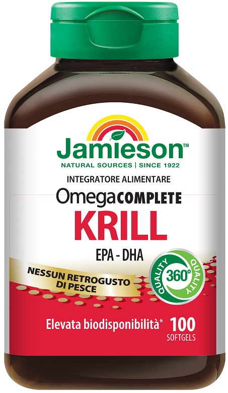JAMIESON OMEGA COMPLETE PURE KRILL OIL 100 PERLE - FarmaLucia