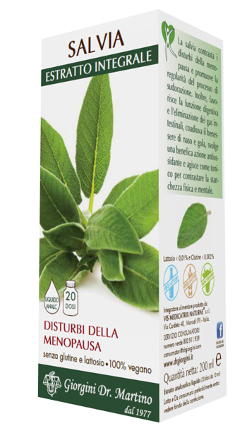SALVIA ESTRATTO INTEGRALE 200 ML - FarmaLucia