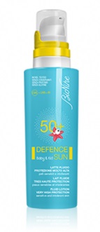 DEFENCE SUN 50+ BABY&KID LATTE FLUIDO PROTEZIONE MOLTO ALTA 125 ML - FarmaLucia