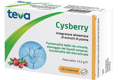 CYSBERRY TEVA 20 COMPRESSE - Nessun limite di pezzi in acquisto - FarmaLucia