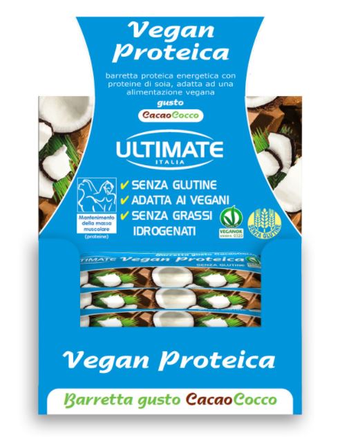 BARRETTA VEGAN PROTEICA CACAO/COCCO 24 PEZZI - FarmaLucia