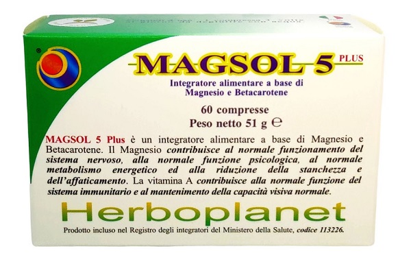 MAGSOL 5 PLUS 60 COMPRESSE - FarmaLucia