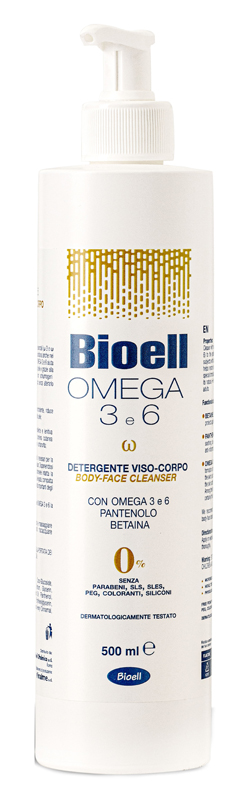 BIOELL OMEGA 3-6 DETERGENTE VISO / CORPO AGLI OMEGA 3 E 6 - FarmaLucia