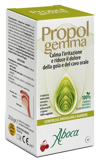 PROPOLGEMMA BAMBINI 45 COMPRESSE OROSOLUBILI 480 MG - FarmaLucia