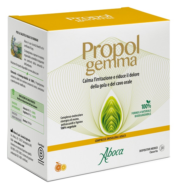 PROPOLGEMMA 20 COMPRESSE OROSOLUBILI ADULTI 1,50 G - FarmaLucia