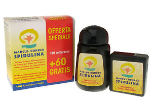 SPIRULINA MARCUS ROHRER 180 COMPRESSE + OF - FarmaLucia