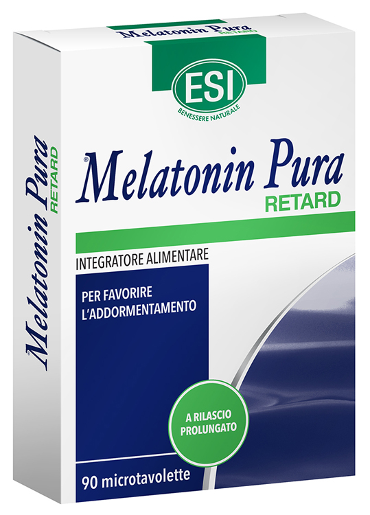ESI MELATONIN PURA RETARD 90 MICROTAVOLETTE - FarmaLucia
