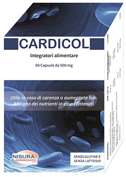 CARDICOL 60 CAPSULE DA 500 MG - FarmaLucia