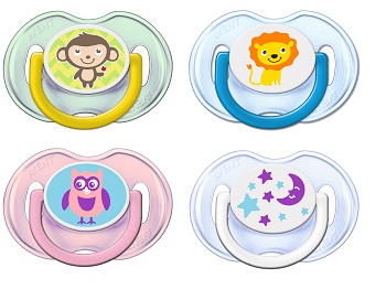 SUCCHIETTO SCIMMIETTA E CIVETTA 0-6 MESI 2 PEZZI - FarmaLucia