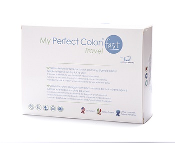 MY PERFECT COLON FAST TRAVEL LAVAGGIO INTESTINALE KIT COMPOSTO DA MY PERFECT COLON FAST + FILTRO CON ADATTATORE RUBINETTO+ ADATTATORE UNIVERSALE +CANNULA RETTALE 12 PEZZI +ASTUCCIO - FarmaLucia