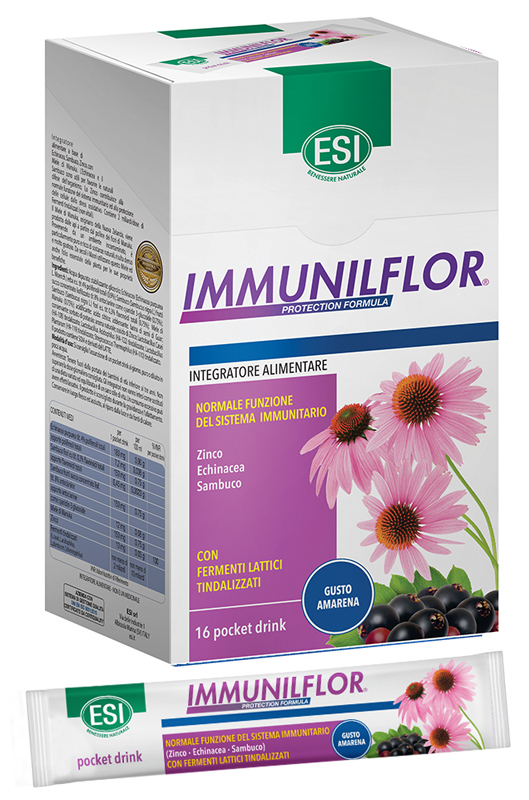 ESI IMMUNILFLOR POCKET DRINK 16 POCKET DRINK - FarmaLucia