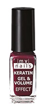 MY NAIL KERATIN GEL & VOLUME EFFECT 105 AMARANTH RED - FarmaLucia