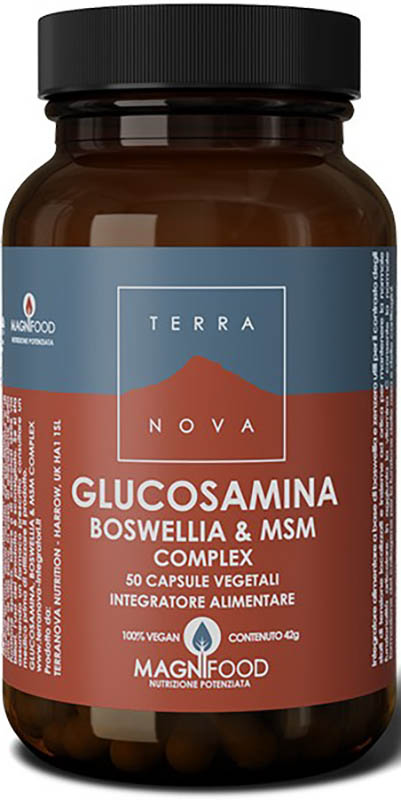 TERRANOVA COMPLESSO DI GLUCOSAMINA BOSWELLIA E MSM 50 CAPSULE - FarmaLucia