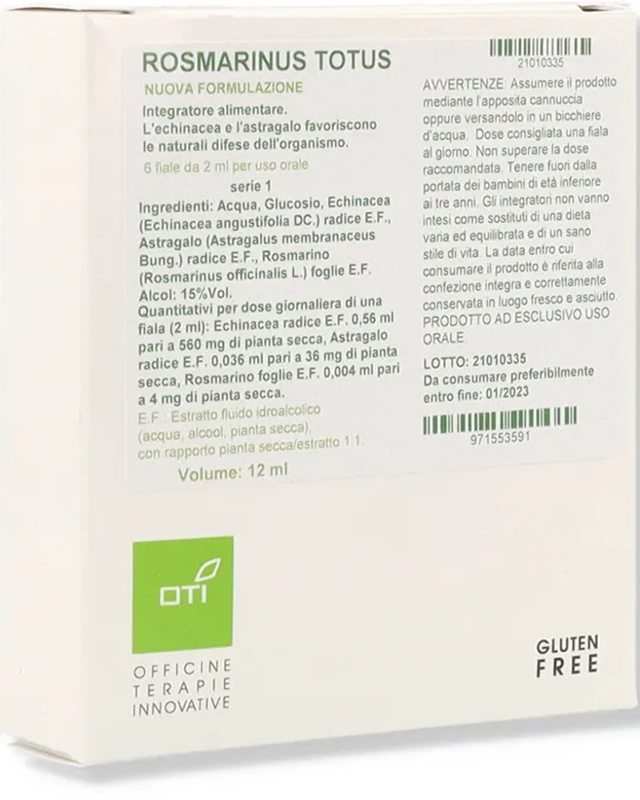 ROSMARINUS TOTUS NUOVA FORMULAZIONE 1SERIE 6FIALE GLUCOSATE 2ML - FarmaLucia