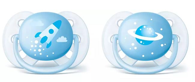 SUCCHIETTO ULTRA SOFT 0/6M DECORATO MASCHIO SCF 222/20 - FarmaLucia