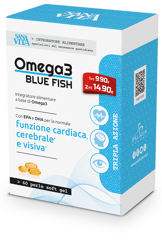 SANAVITA BLUE FISH 60 CAPSULE - FarmaLucia