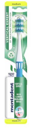 MENTADENT SPAZZOLINO VERTICAL EXPERT DENTI GUANCE - FarmaLucia