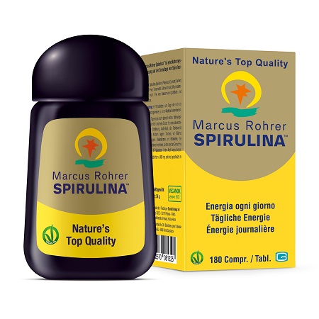 SPIRULINA MARCUS ROHRER RICARICA 180 COMPRESSE - FarmaLucia