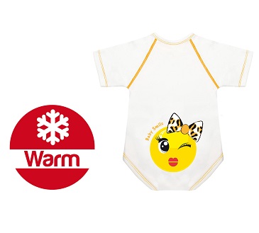 BODY 0 36 M CALDO COTONE WARM BABY SMILE FIOCCHETTINA - FarmaLucia