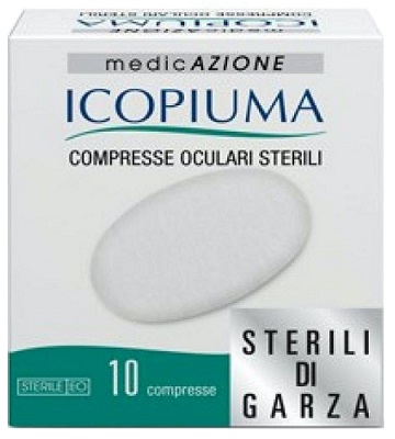 COMPRESSE OCULARI ADESIVE STERILI 10 PEZZI - FarmaLucia
