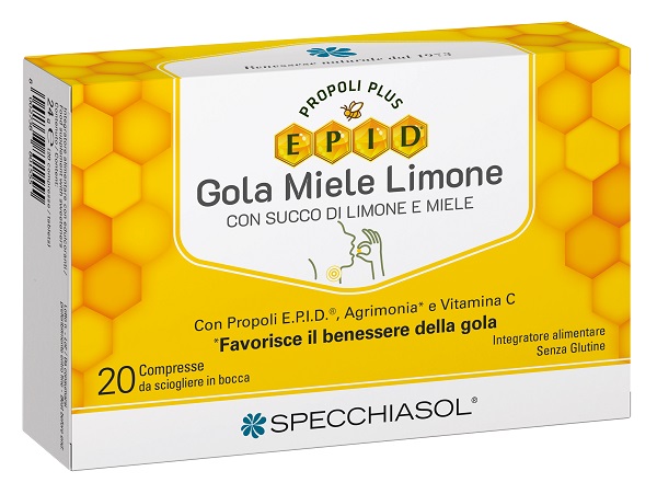EPID GOLA MIELE LIMONE 20 COMPRESSE - FarmaLucia
