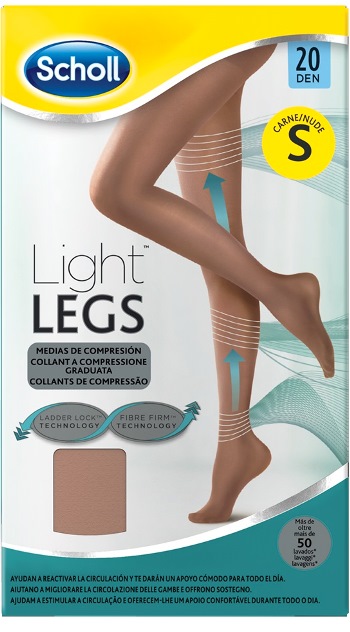 SCHOLL LIGHTLEGS 20 DENARI TAGLIA S COLORE NUDE 1 PAIO - FarmaLucia