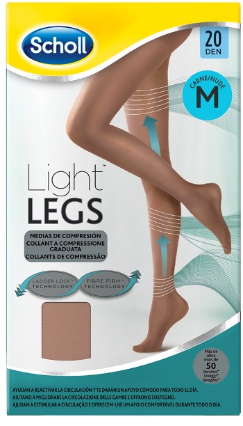 SCHOLL LIGHTLEGS 20 DENARI TAGLIA M COLORE NUDE 1 PAIO - FarmaLucia