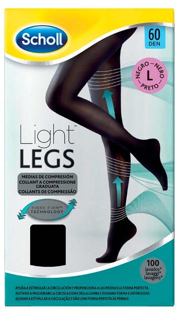 SCHOLL LIGHTLEGS 20 DENARI TAGLIA L COLORE NERO 1 PAIO - FarmaLucia