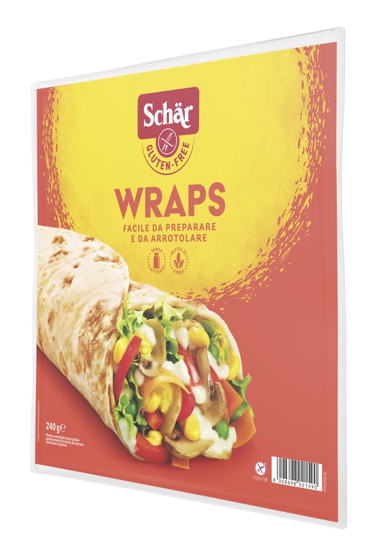 SCHAR WRAPS PIADINA ARROTOLABILE SENZA LATTOSIO 240 G - FarmaLucia