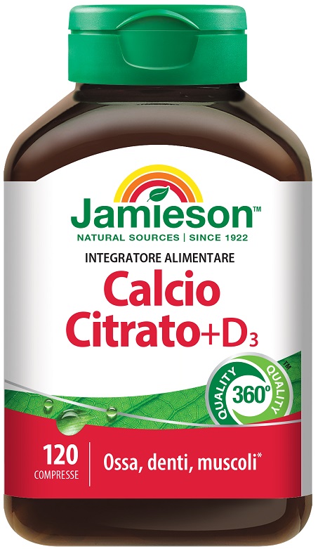 JAMIESON CALCIO CITRATO + D3 120 COMPRESSE - FarmaLucia