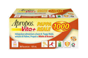 APROPOS VITA+ PAPPA REALE 1000MG 10 FLACONCINI DA 10 ML - FarmaLucia