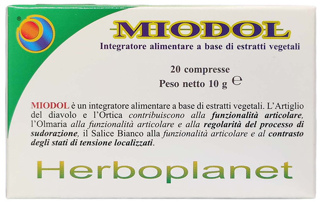 MIODOL 20 COMPRESSE BLISTER 10 G - FarmaLucia