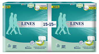 PANNOLONE A MUTANDA LINES SPECIALIST SUPER LARGE 30 PEZZI - FarmaLucia