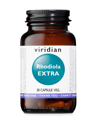 VIRIDIAN RHODIOLA EXTRA 30 CAPSULE - FarmaLucia