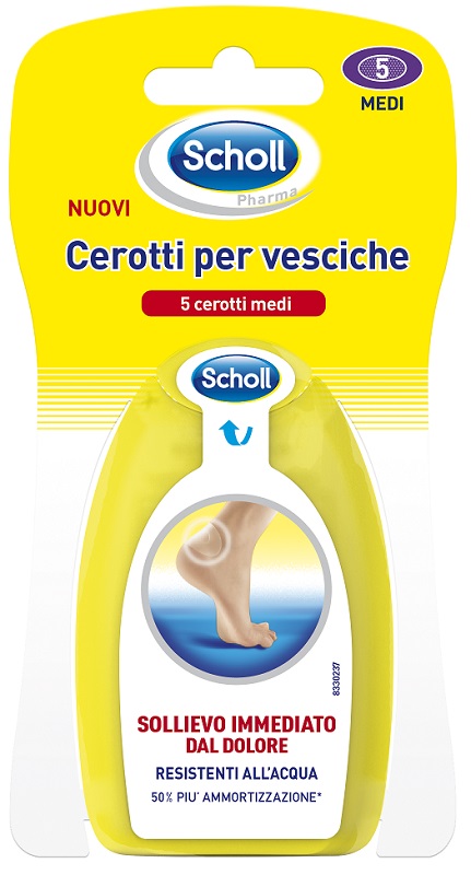 SCHOLL CEROTTI PER VESCICHE MEDIO DITA DEI PIEDI 6 PEZZI - FarmaLucia