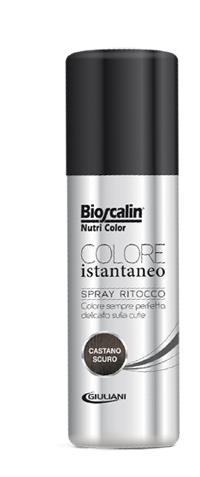 BIOSCALIN NUTRICOLOR SPRAY COLORE ISTANTANEO CASTANO SCURO 75 ML - FarmaLucia