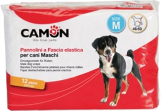 PANNOLINI A FASCIA CANI MASCHI MISURA 1 12 PEZZI - FarmaLucia