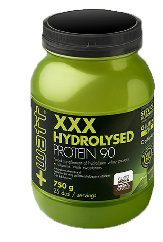 XXX HYDROLYSED PROTEIN 90 750 G MOKA - FarmaLucia