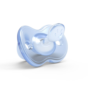 NUVITA ORTOHOSOFT SUCCHIETTO CON TETTARELLA ORTODONTICA BLU - FarmaLucia