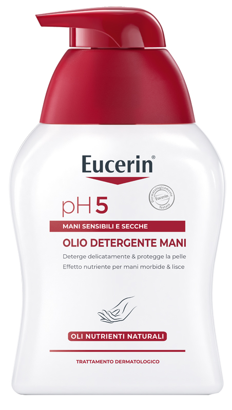 EUCERIN PH5 OLIO DETERGENTE MANI SECCHE E SCREPOLATE 250 ML - FarmaLucia