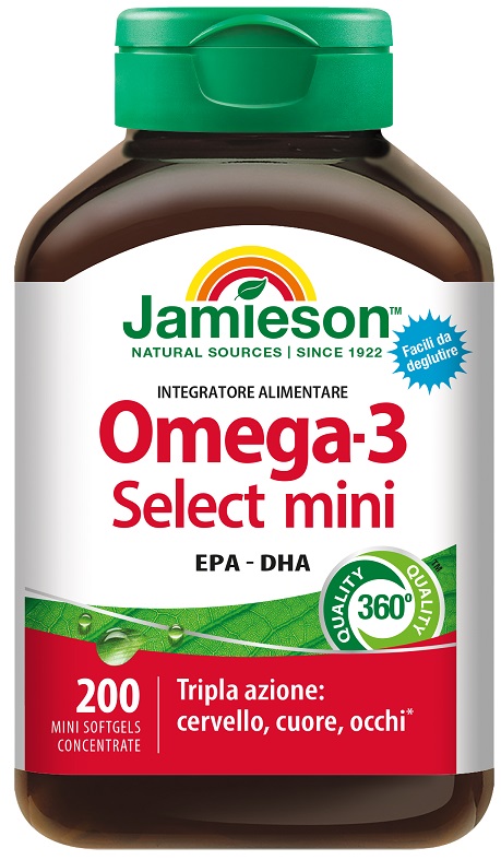 JAMIESON OMEGA 3 SELECT MINI 200 PERLE - FarmaLucia
