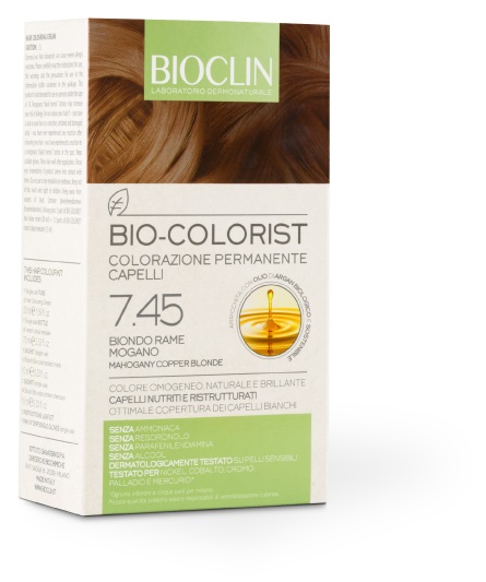 BIOCLIN BIO COLORIST 7,45 BIONDO RAME MOGANO - FarmaLucia