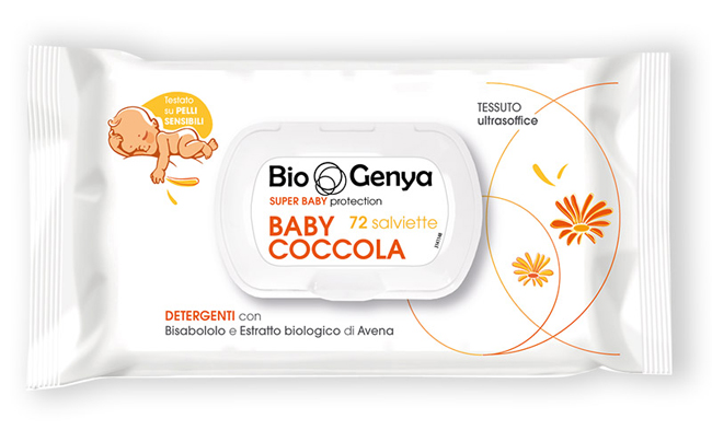 BIOGENYA SUPER BABY PROTECTION 72 SALVIETTE BABY COCCOLA DETERGENTI - FarmaLucia