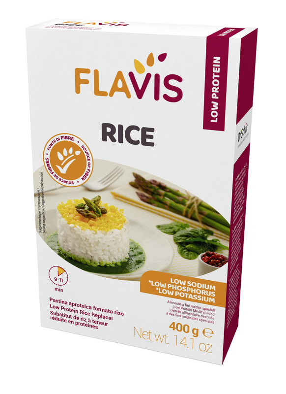 FLAVIS RICE PASTINA APROTEICA FORMATO RISO 400 G - FarmaLucia