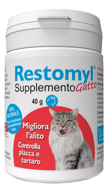 RESTOMYL SUPPLEMENTO GATTO FLACONCINO 40 G - FarmaLucia