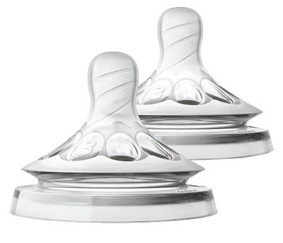 AVENT 2 TETTARELLE NATURAL FLUSSO MEDIO 3 FORI - FarmaLucia