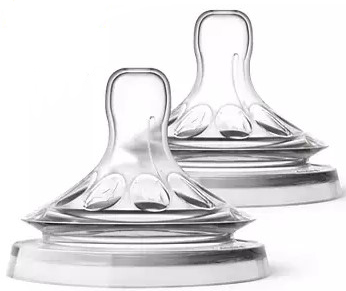 AVENT 2 TETTARELLE NATURAL FLUSSO ABBONDANTE 4 FORI - FarmaLucia