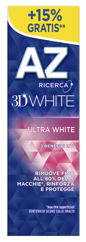 AZ 3D WHITE ULTRA WHITE DENTIFRICIO 75 ML - FarmaLucia