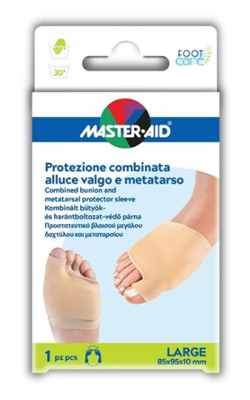 PROTEZIONE MASTER-AID FOOTCARE PER ALLUCE VALGO E METATARSO LARGE 1 PEZZO D8 - FarmaLucia